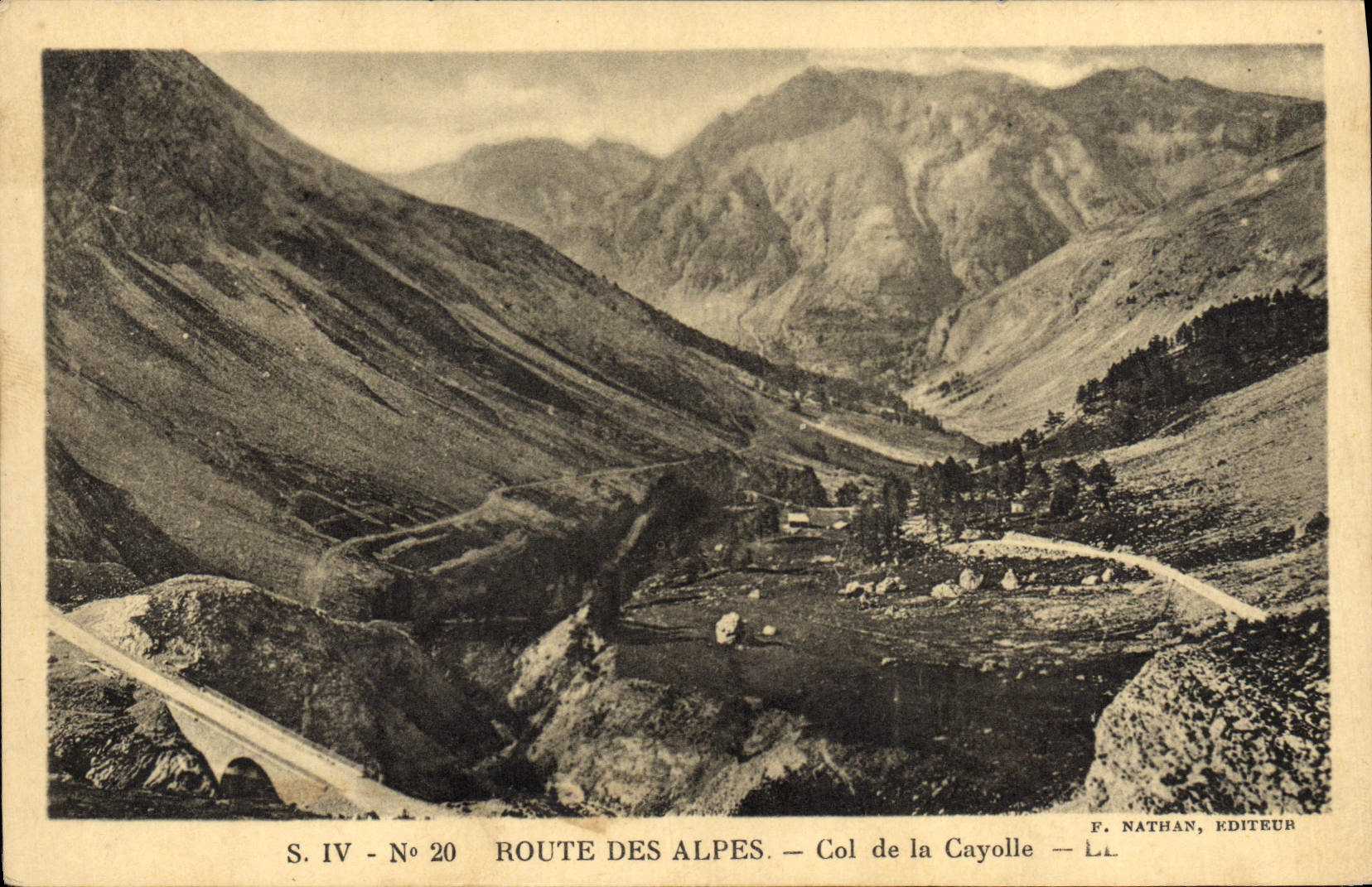 CPA Route Des Alpes Col De La Cayolle