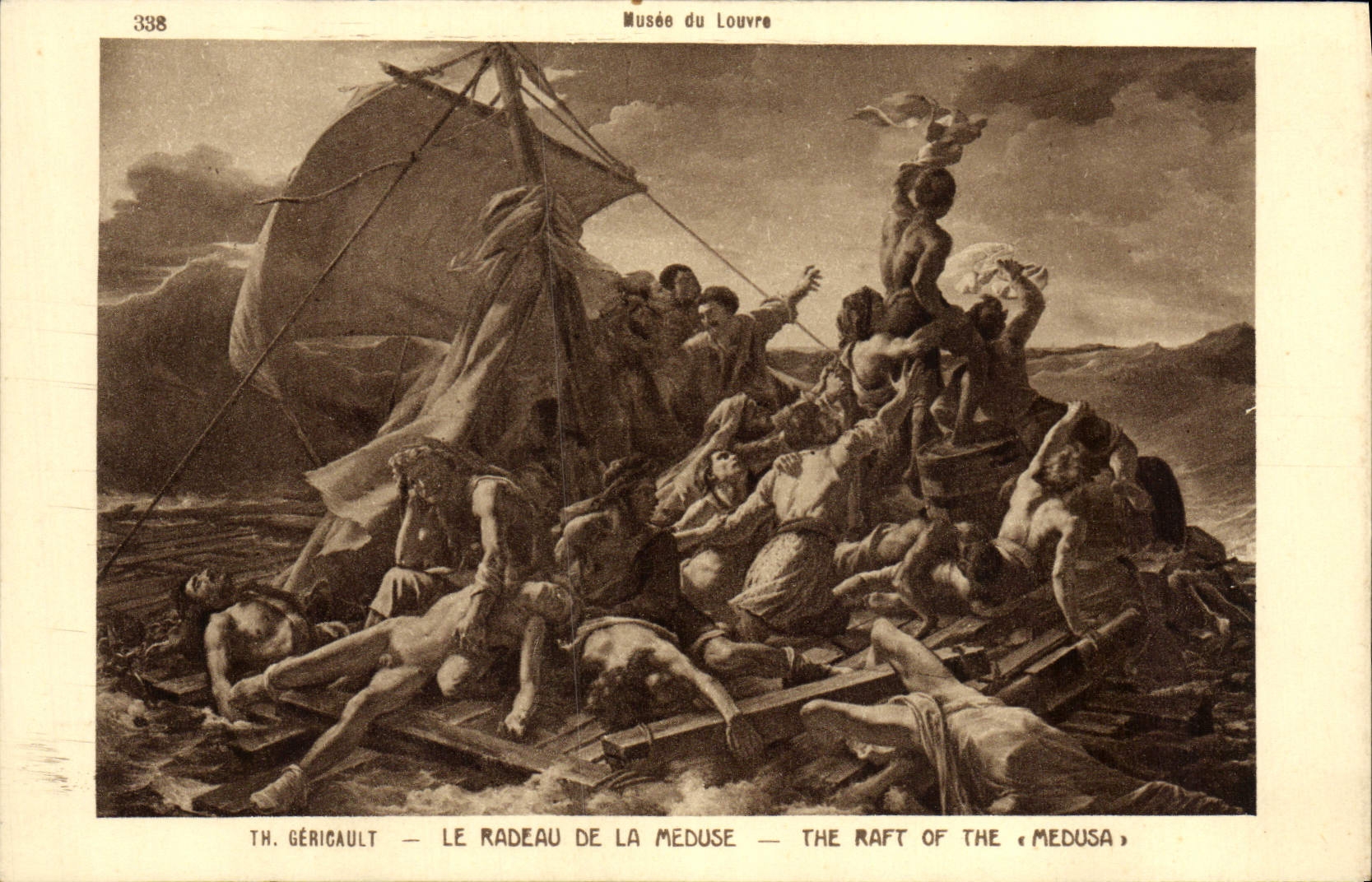 CPA Musee Du Louvre Paris Gericault le radeau de la Meduse