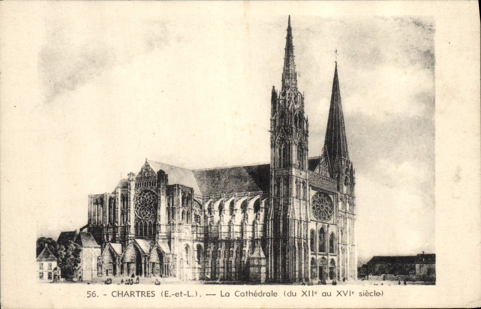 CPA Chartres La Cathedrale 