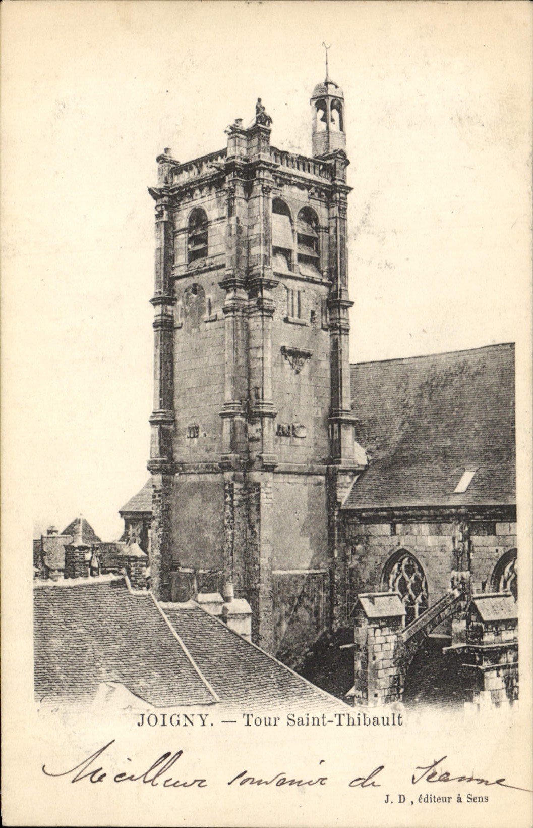 CPA Joigny Tour Saint Thibault