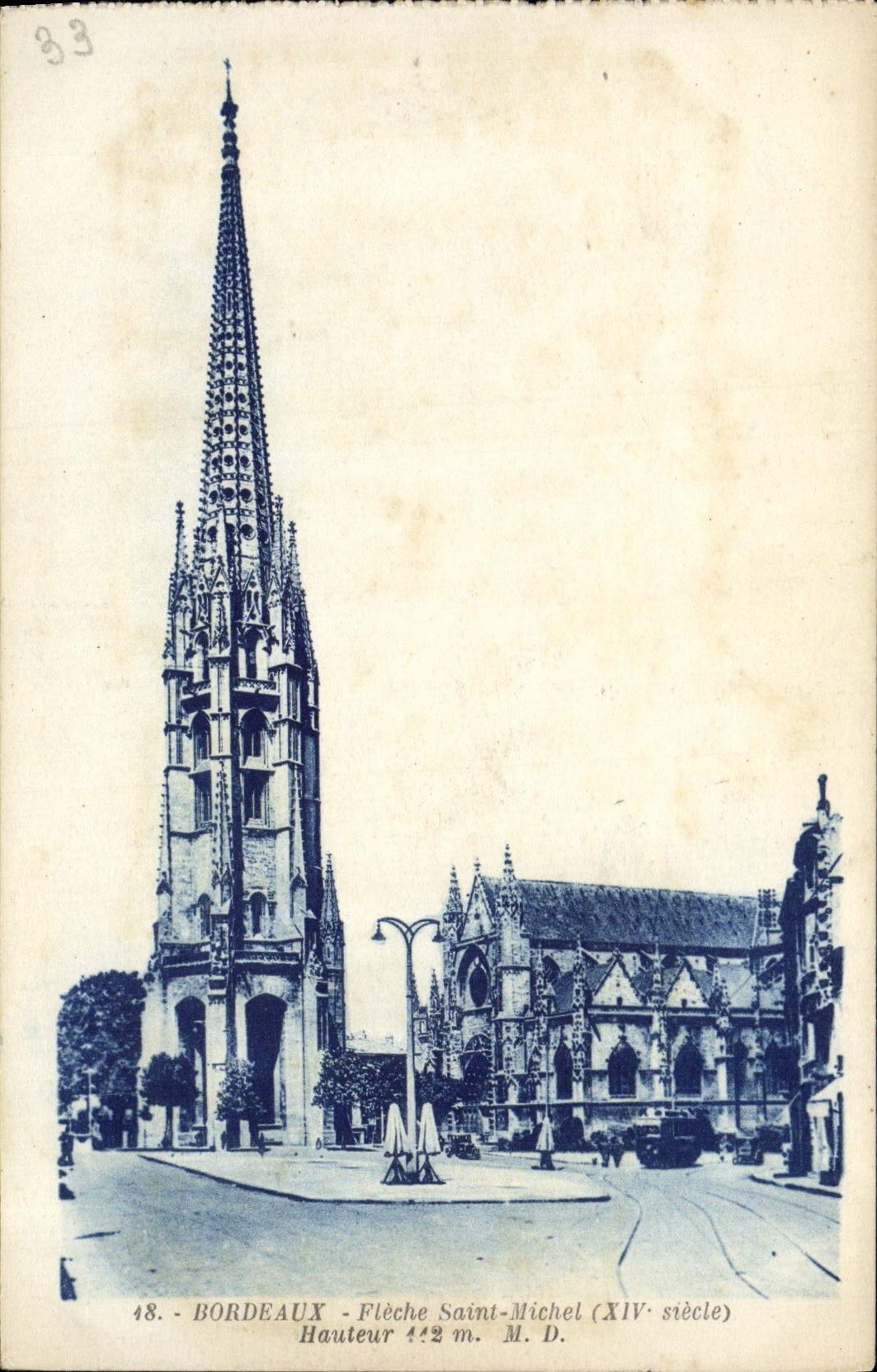 CPA Bordeaux Fleche Saint Michel