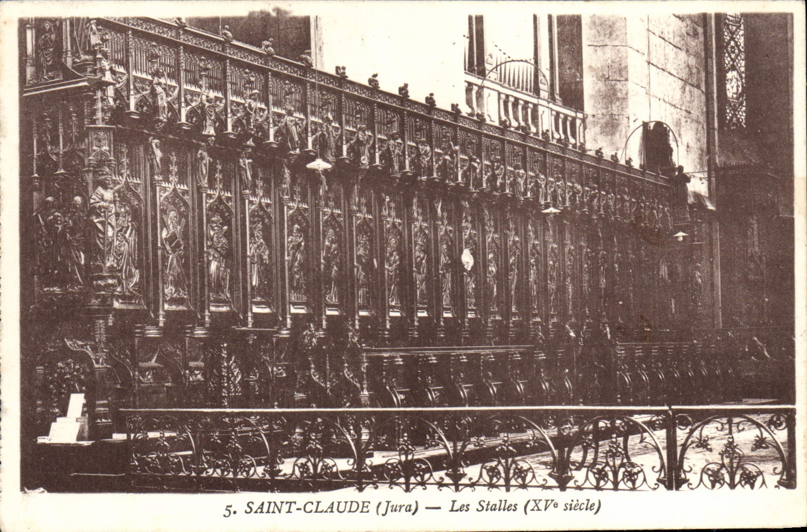 VINTAGE POSTCARD Holy Claude Stalls