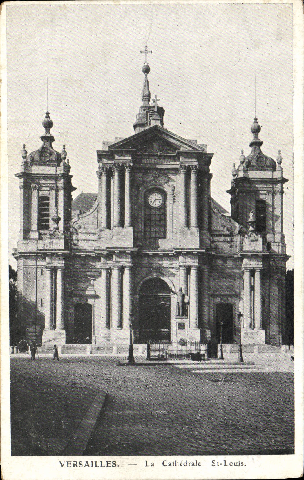 CPA Versailles La Cathedrale Saint Louis