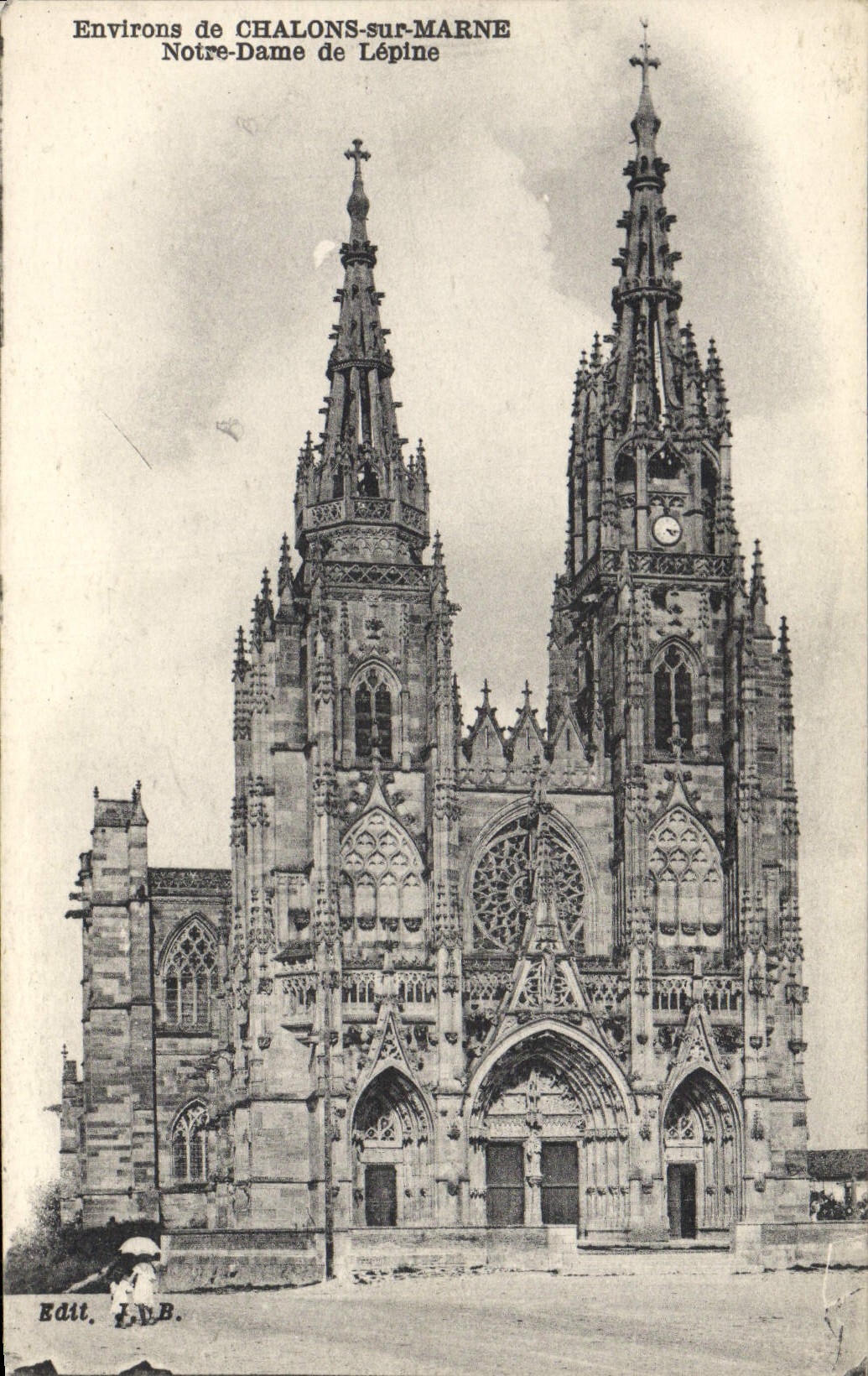 CPA Environs de Chalons Sur Marne Notre Dame de Lepine
