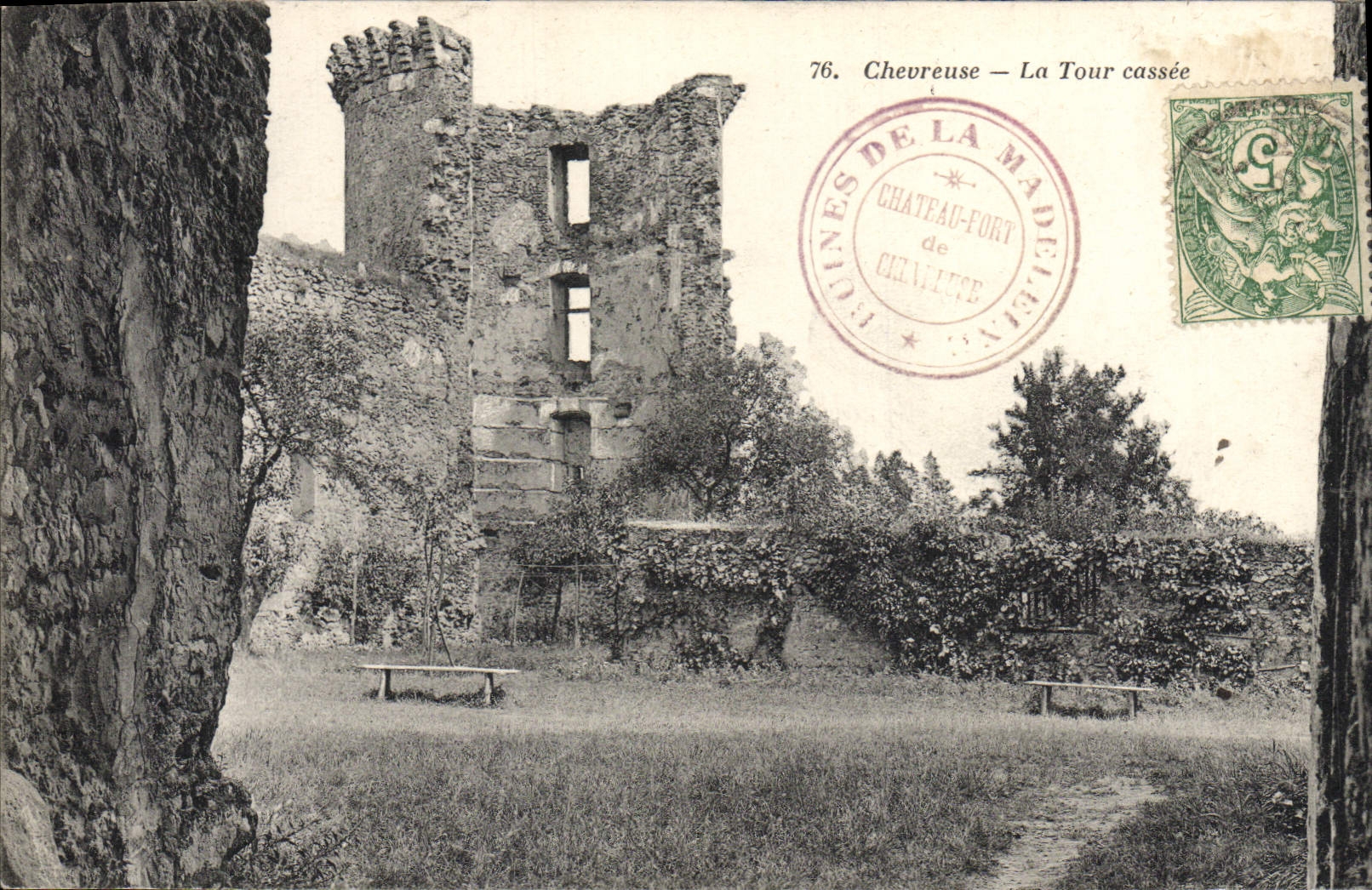 CPA Chevreuse La Tour cassee