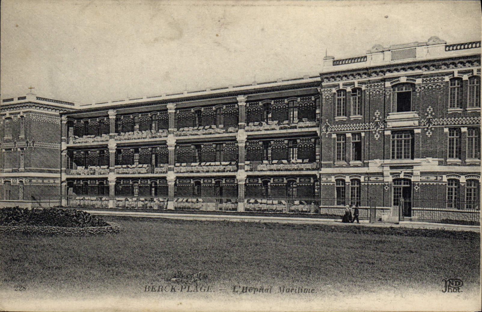 CPA Berck Plage L'Hopital Maritime