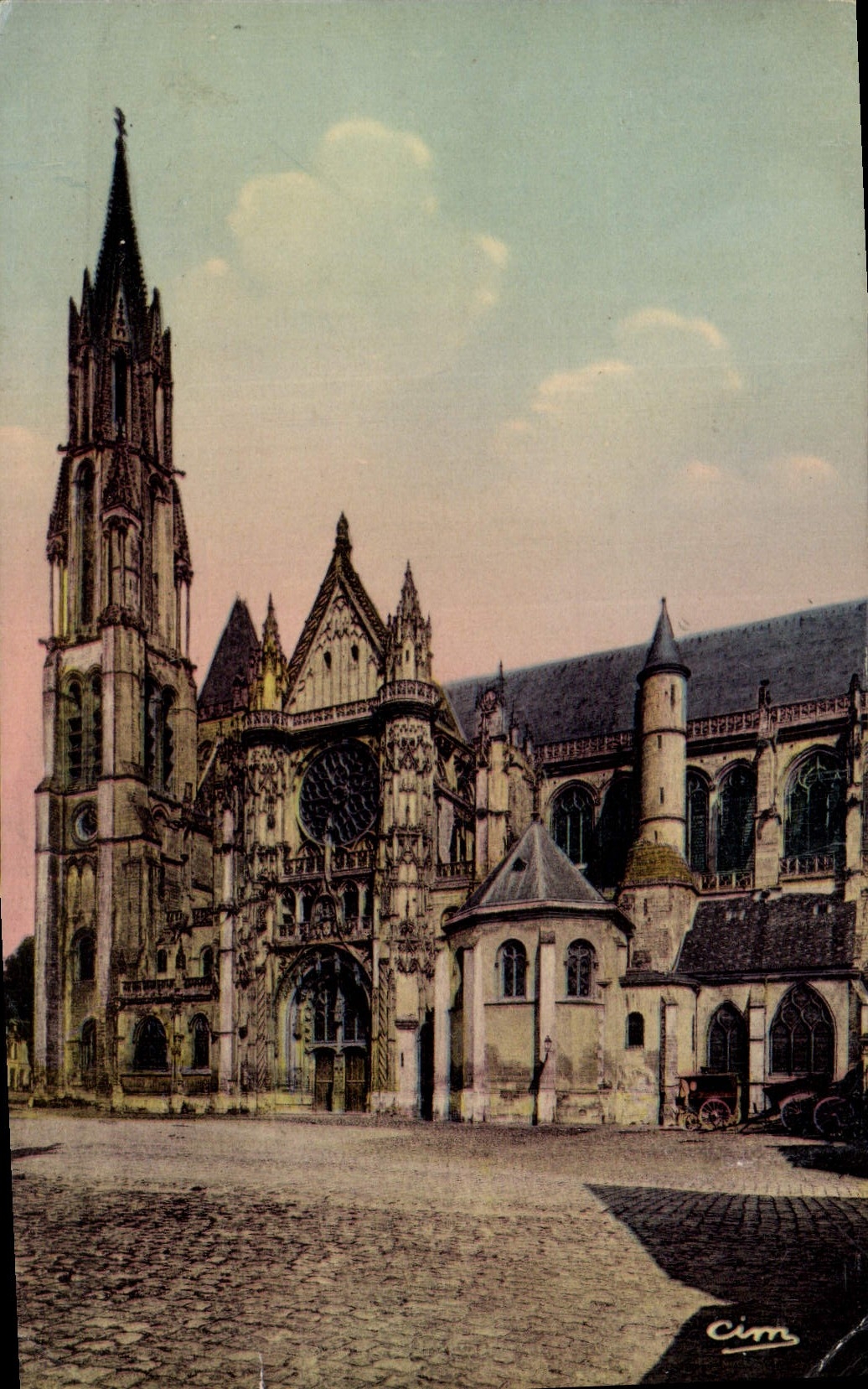 CPA Senlis La Cathedrale
