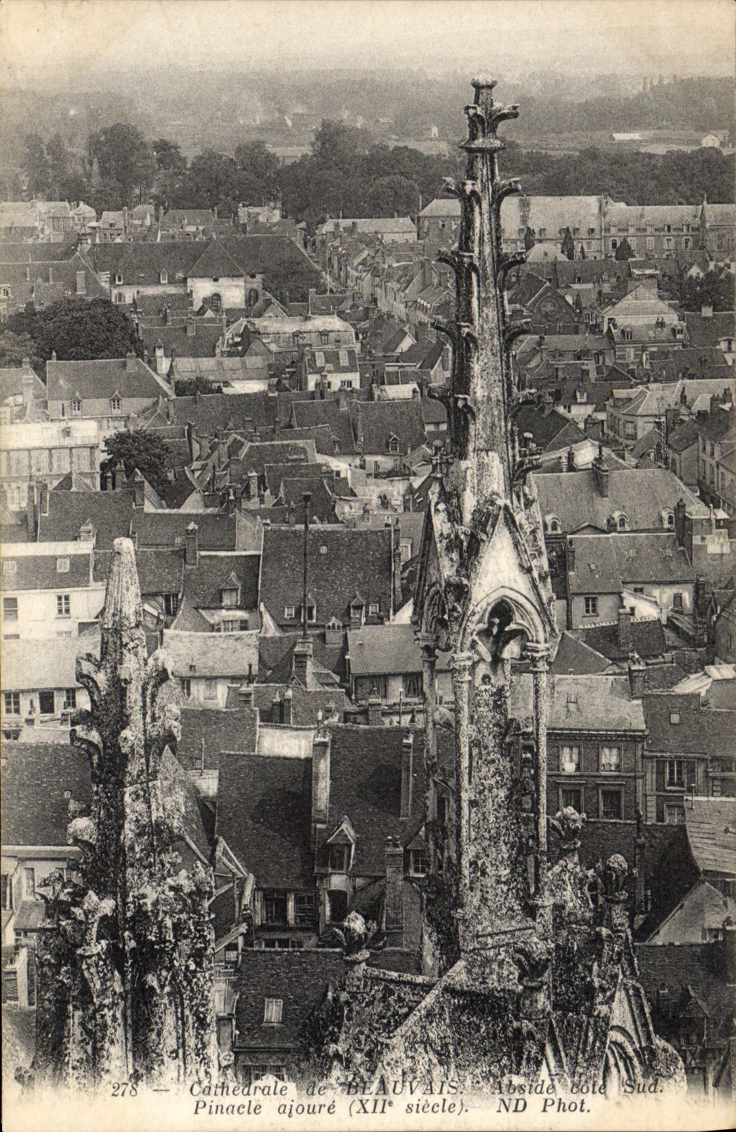 CPA Cathedrale De Beauvais Abside Cote Sud Pinacle Ajoure