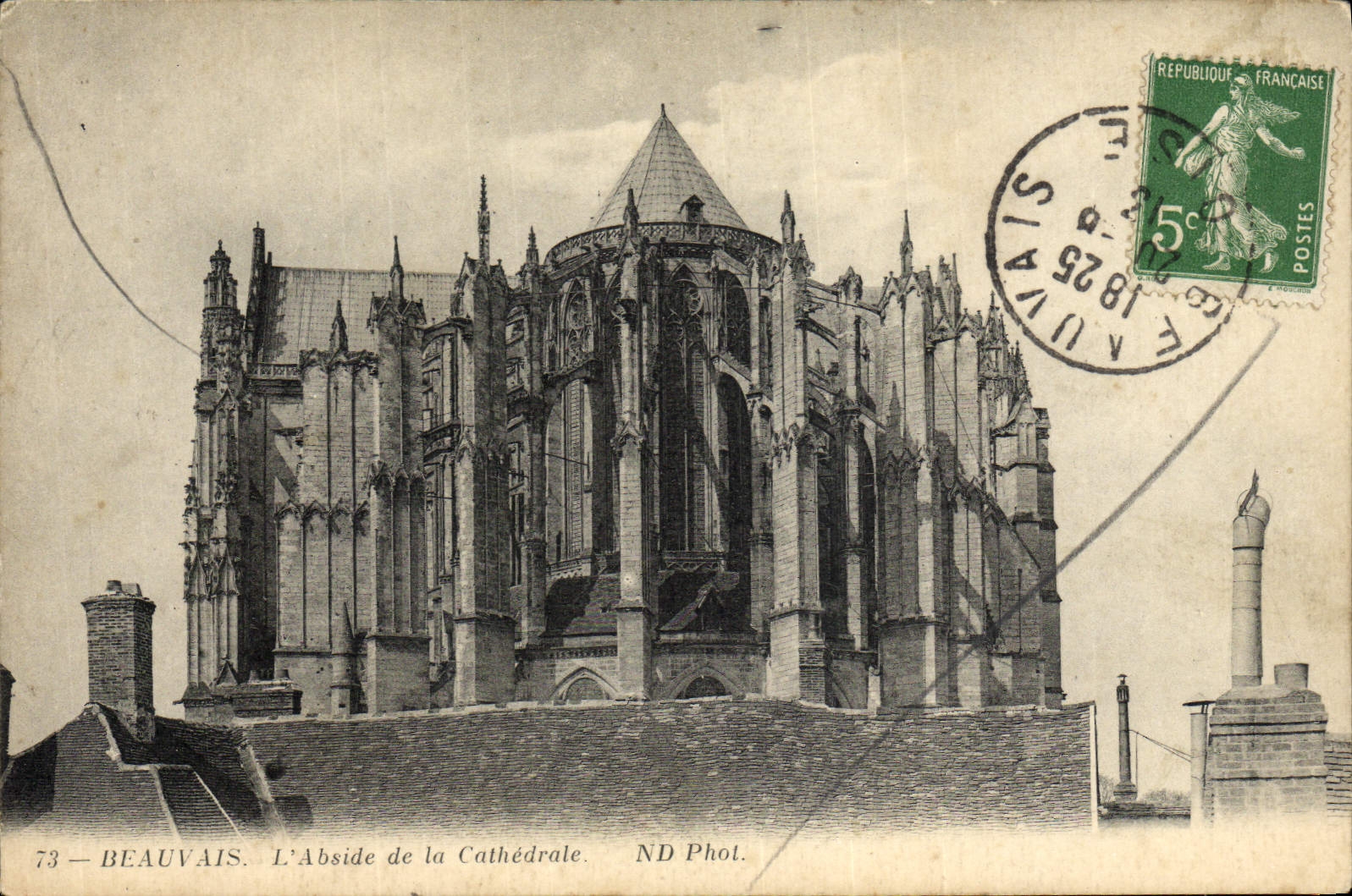 CPA Beauvais L'Abside de la Cathedrale