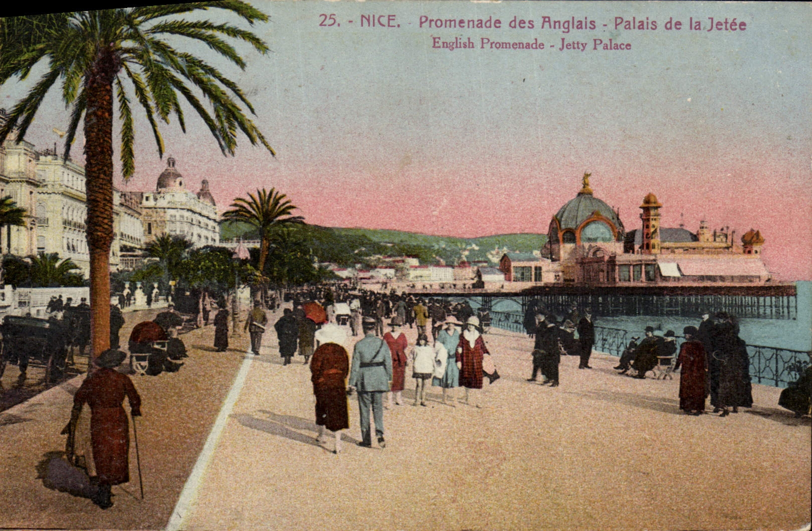CPA Nice Promenade des Anglais Palais de la Jetee