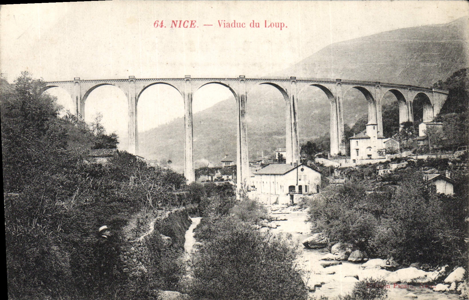 CPA Nice Viaduc du Loup