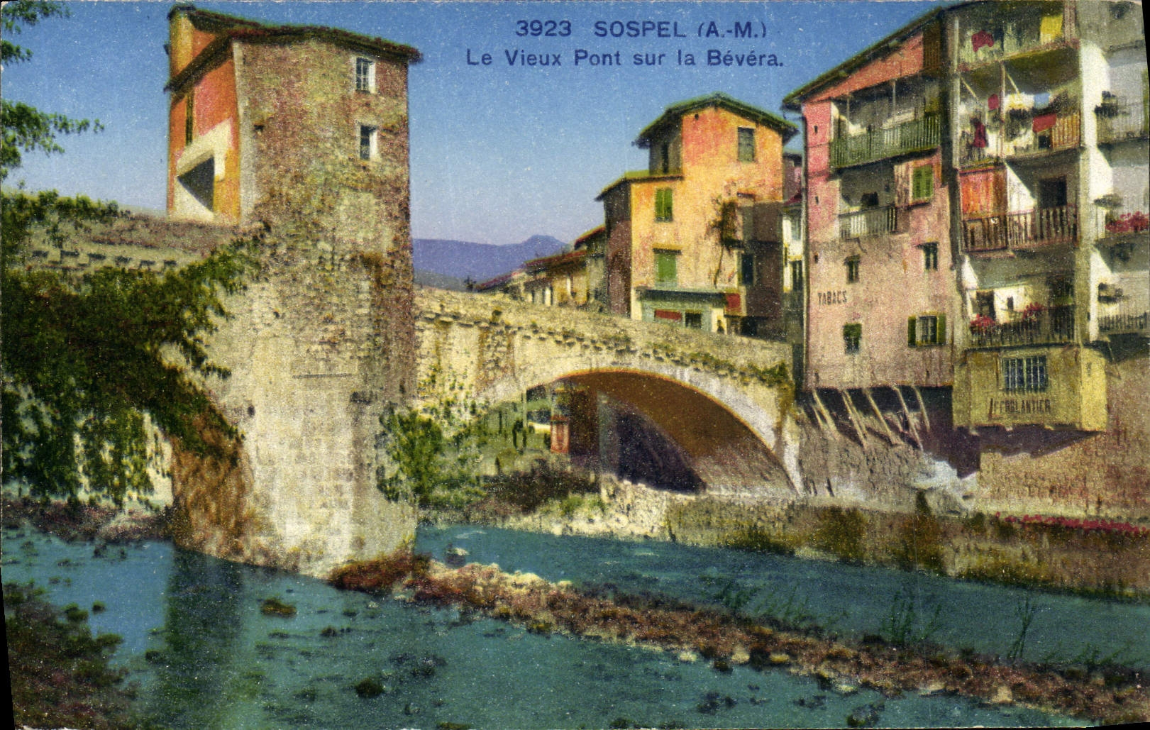 CPA Sospel Le Vieux Pont sur la Bevera