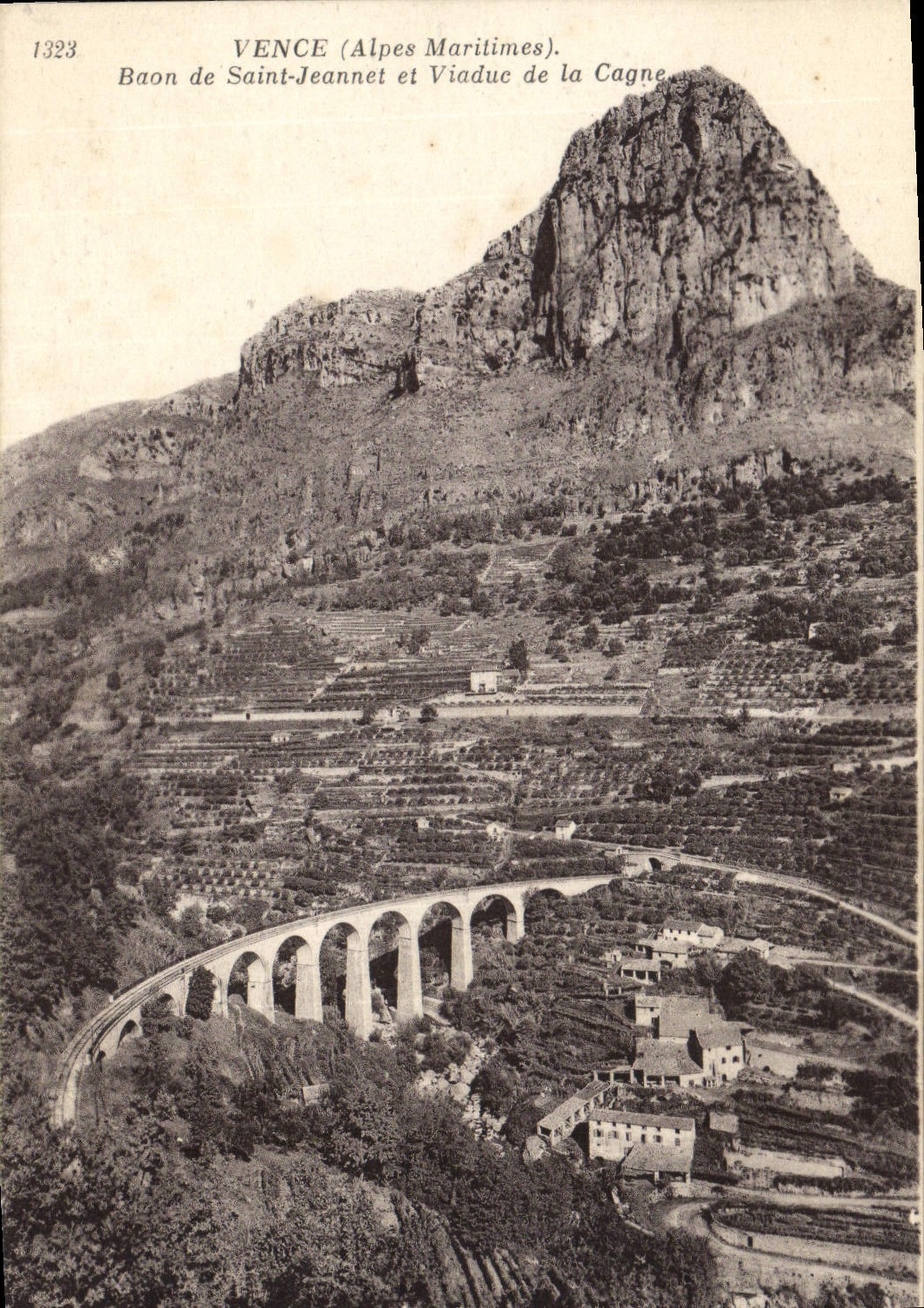 CPA Vence Baon de Saint Jeannet et Viaduc de la Cagne