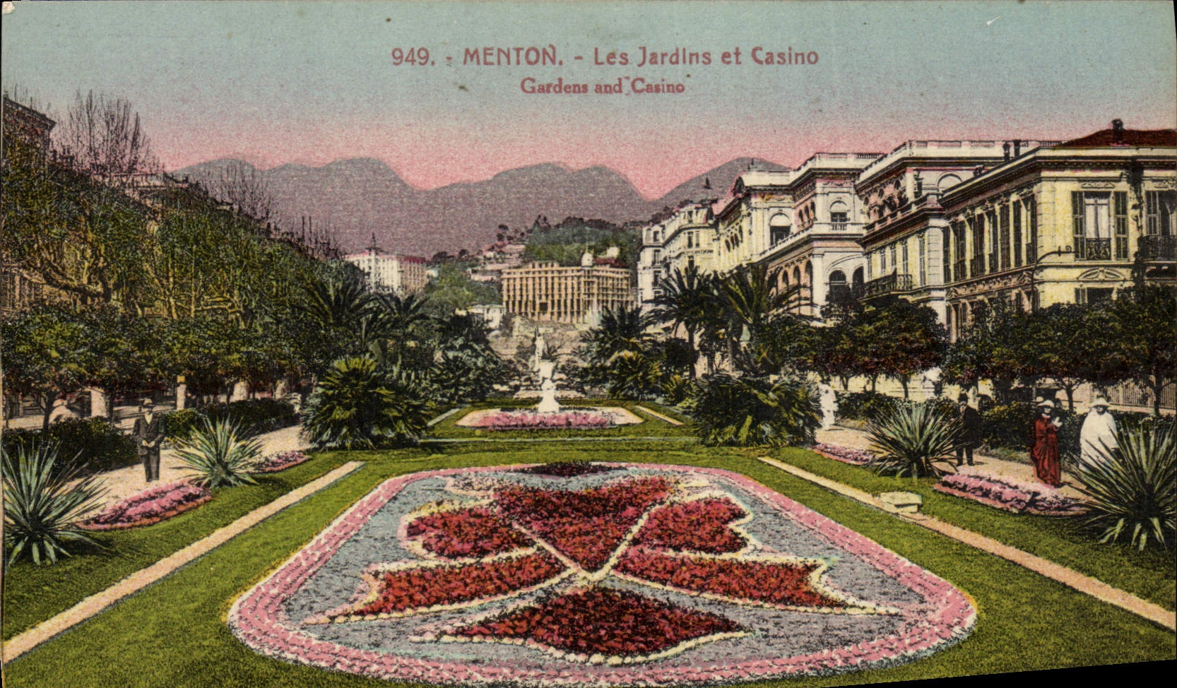 La POSTAL de la VENDIMIA Menton cultiva un huerto y casino