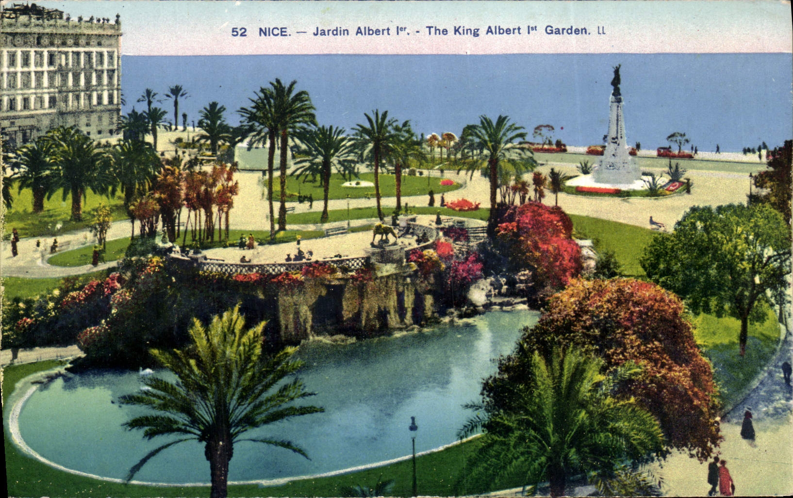 CPA Nice Jardin Albert 1er