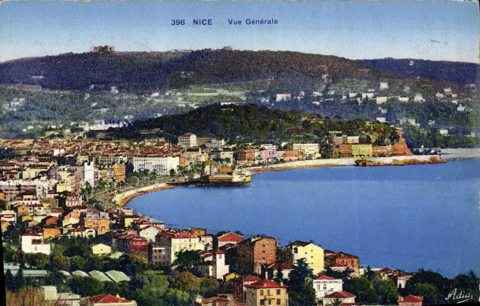 CPA Nice Vue Generale