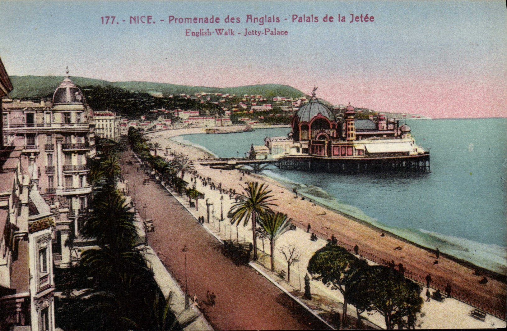 CPA Nice Promenade des Anglais Palais de la Jetee