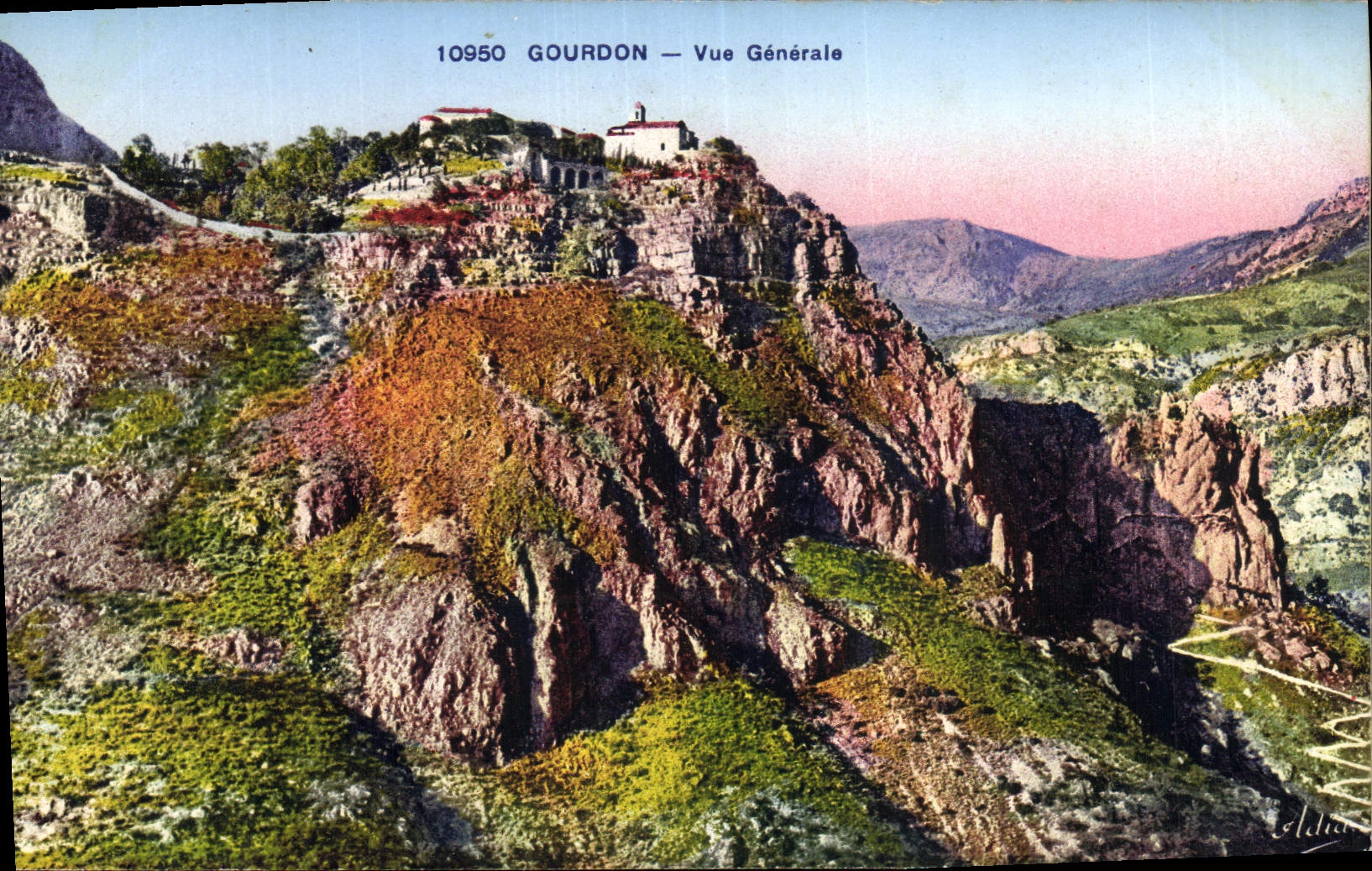 CPA Gourdon Vue Generale