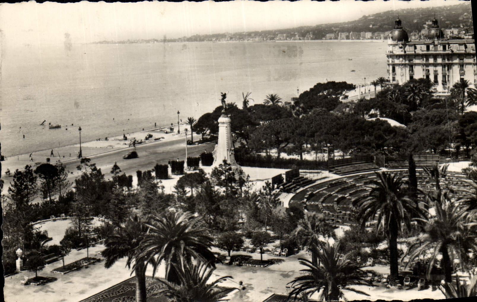 POSTAL MODERNA Niza el monumento del teatro al aire libre del centenario y de I