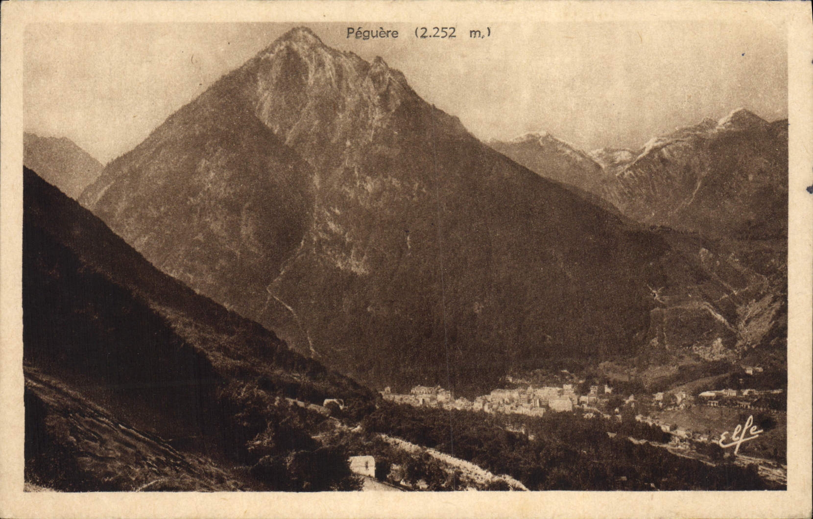 VINTAGE POSTCARD Cauterets Peguere