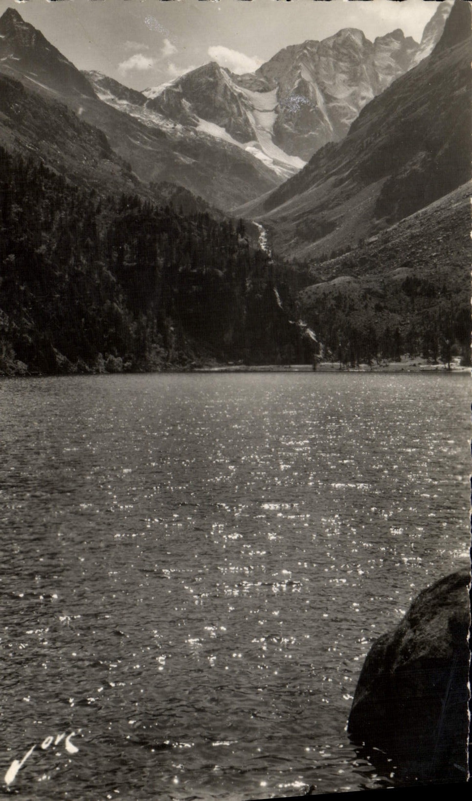 CPM Cauterets Le Lac de Gaube Le massif du Vignemale