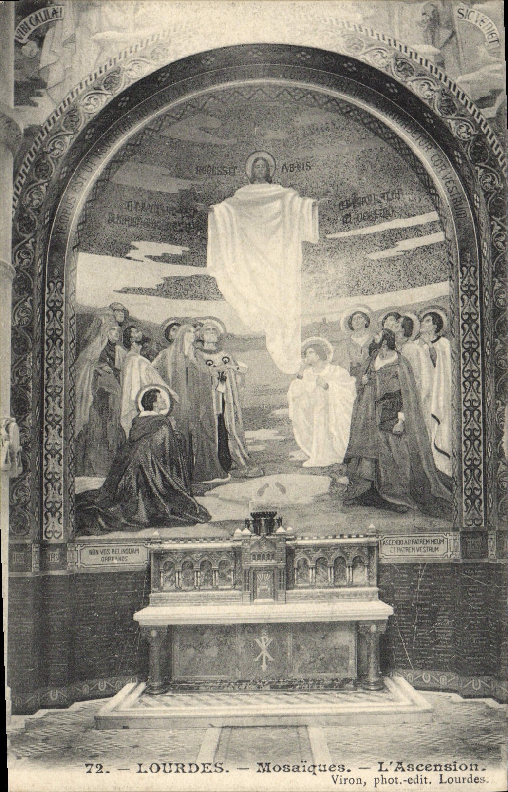 VINTAGE POSTCARD Heavy Mosaques the Climbing