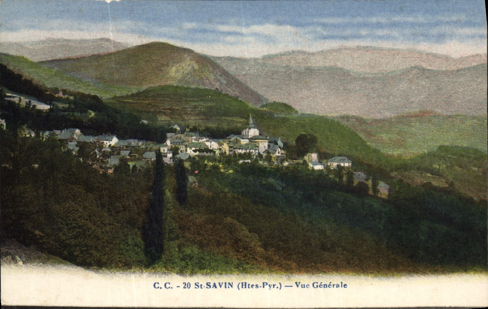 CPA St Savin Vue Generale