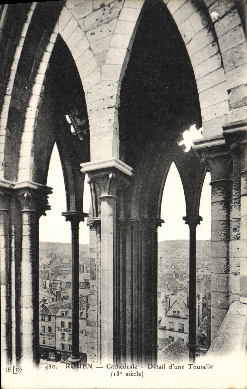 CPA Rouen Cathedrale Detail d'Une Tourelle