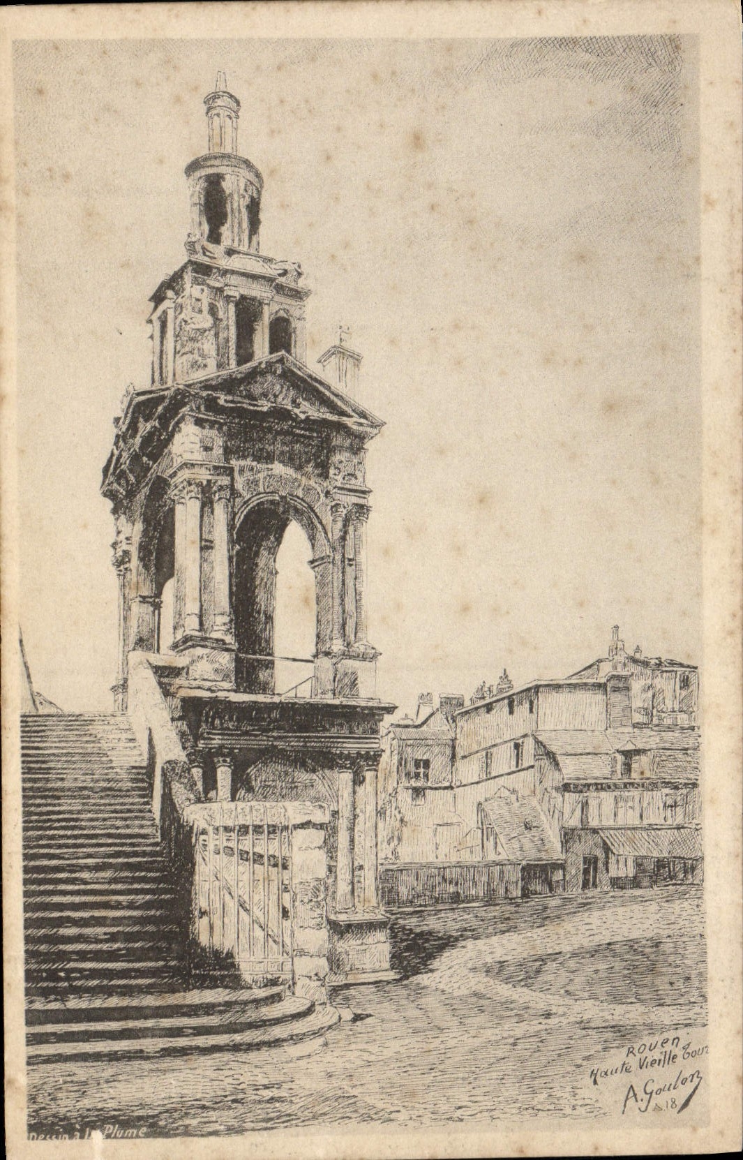 CPA Rouen Vieille tour 