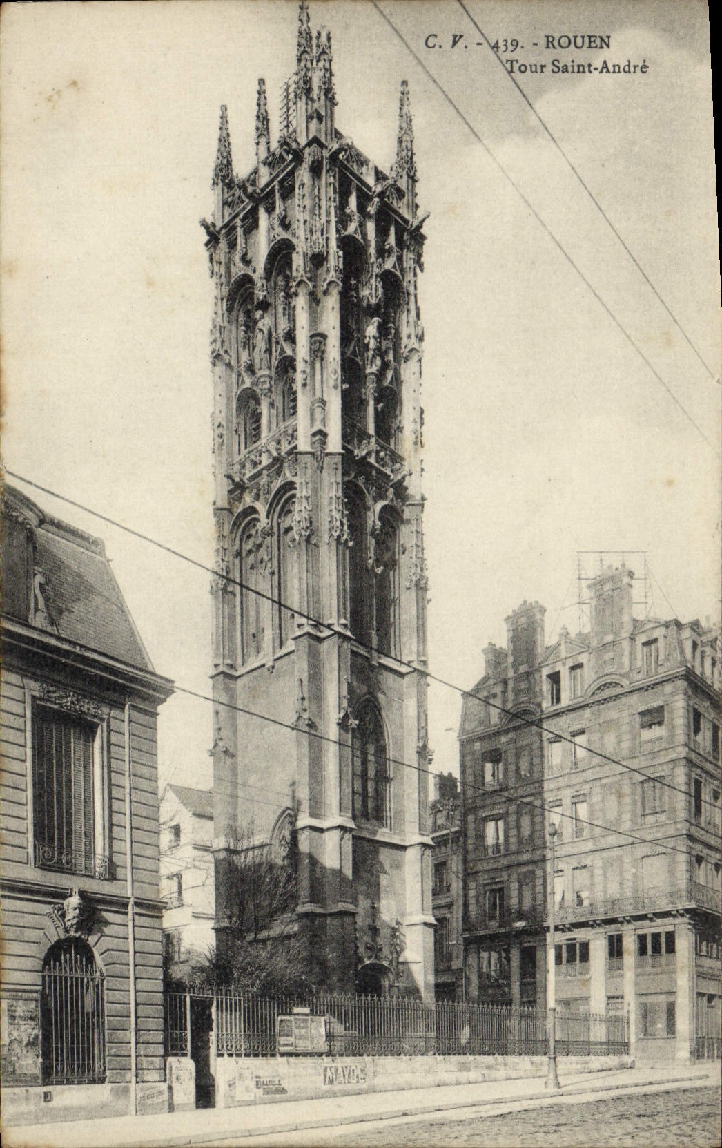 CPA Rouen Tour Saint Andre