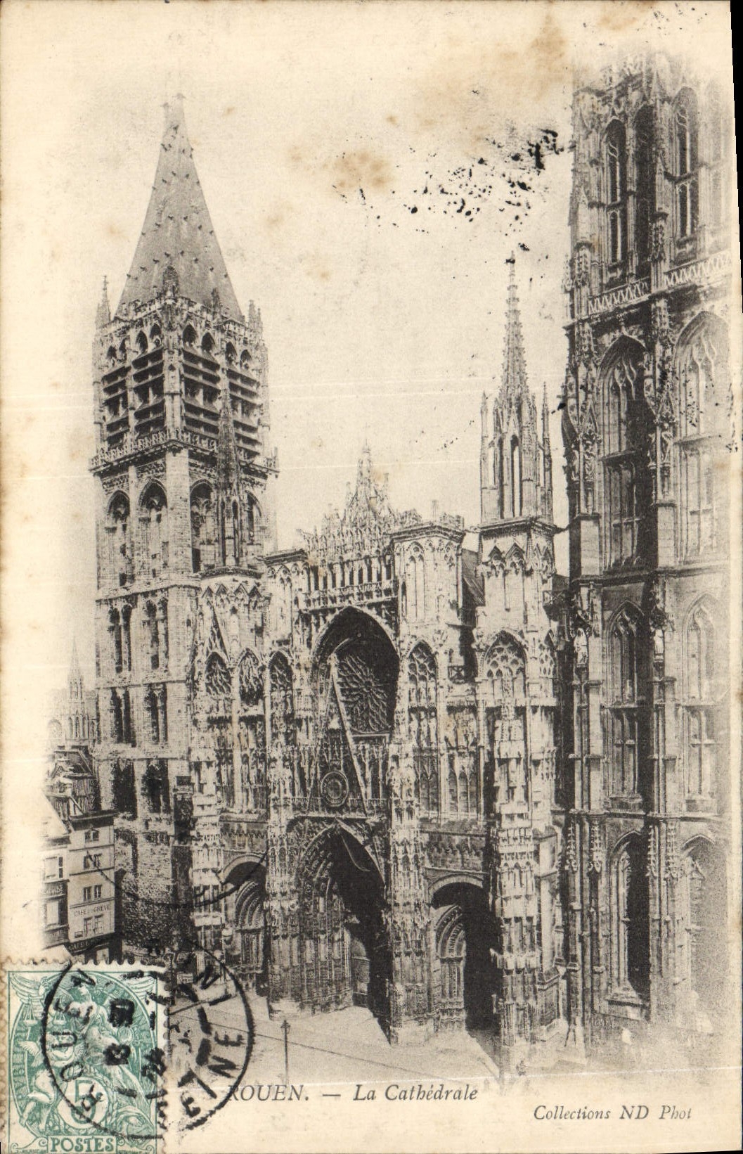 CPA Rouen La Cathedrale