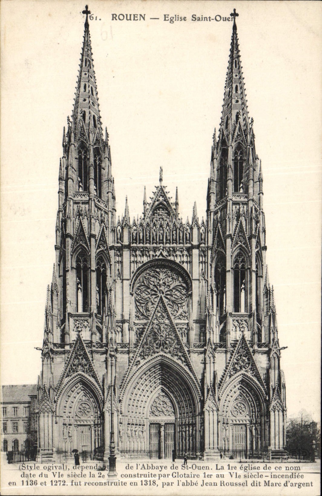 CPA Rouen Eglise Saint Ouen