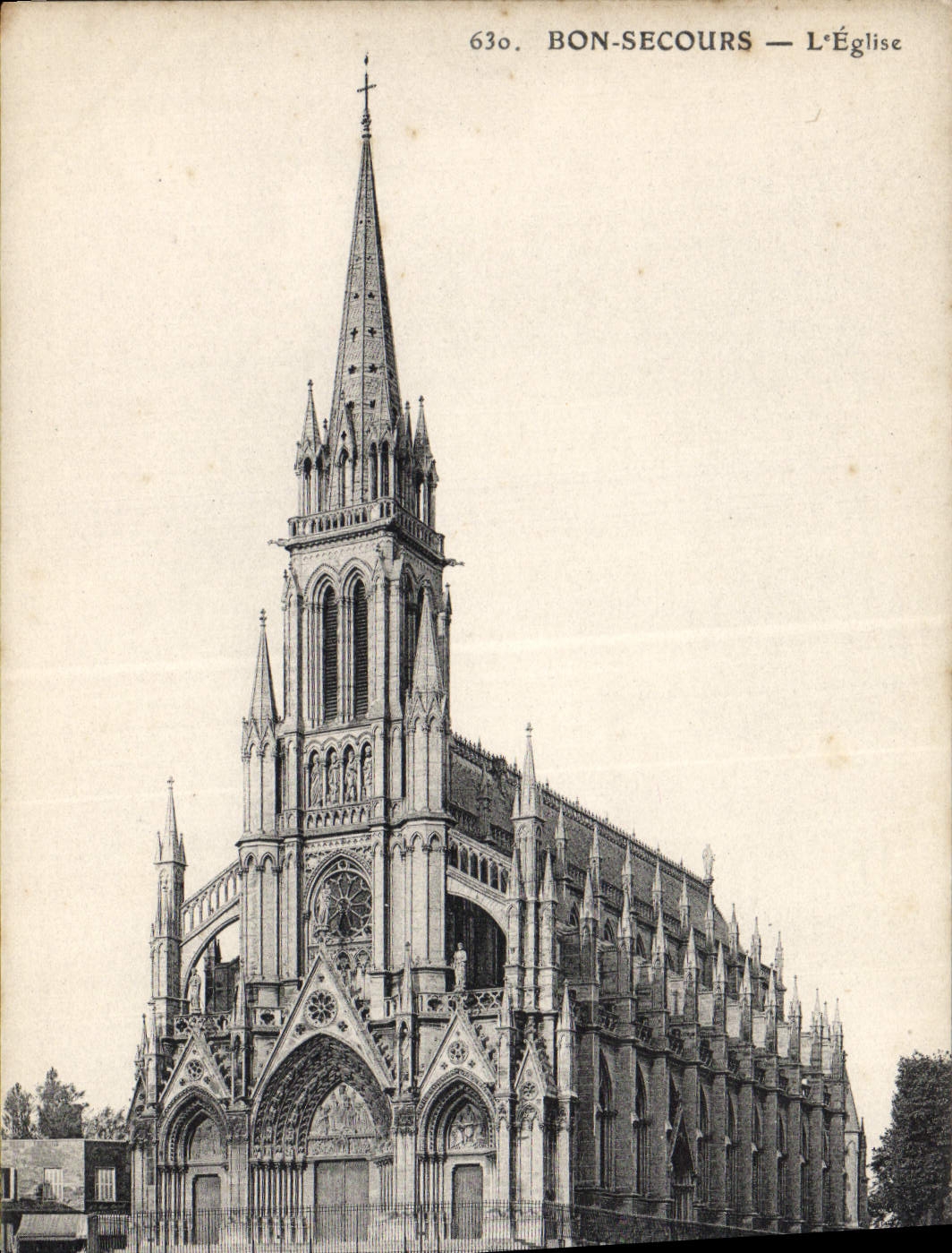 VINTAGE POSTCARD Good Help the Church