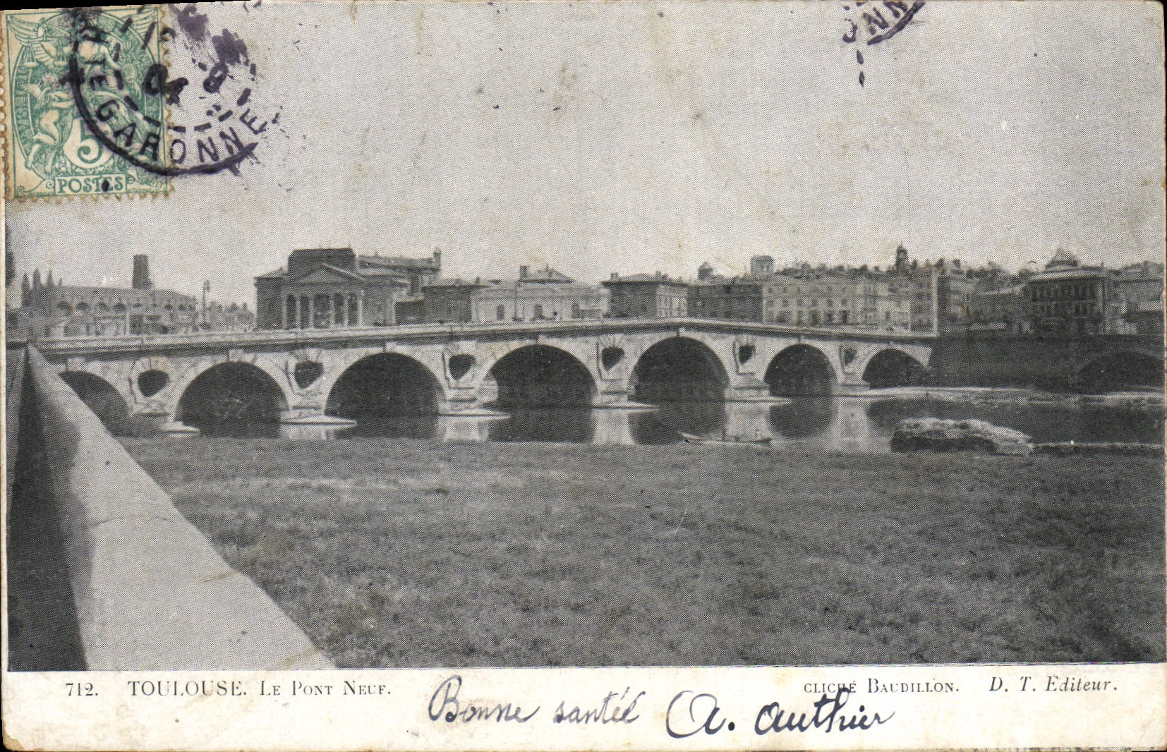 CPA Toulouse Le Pont Neuf