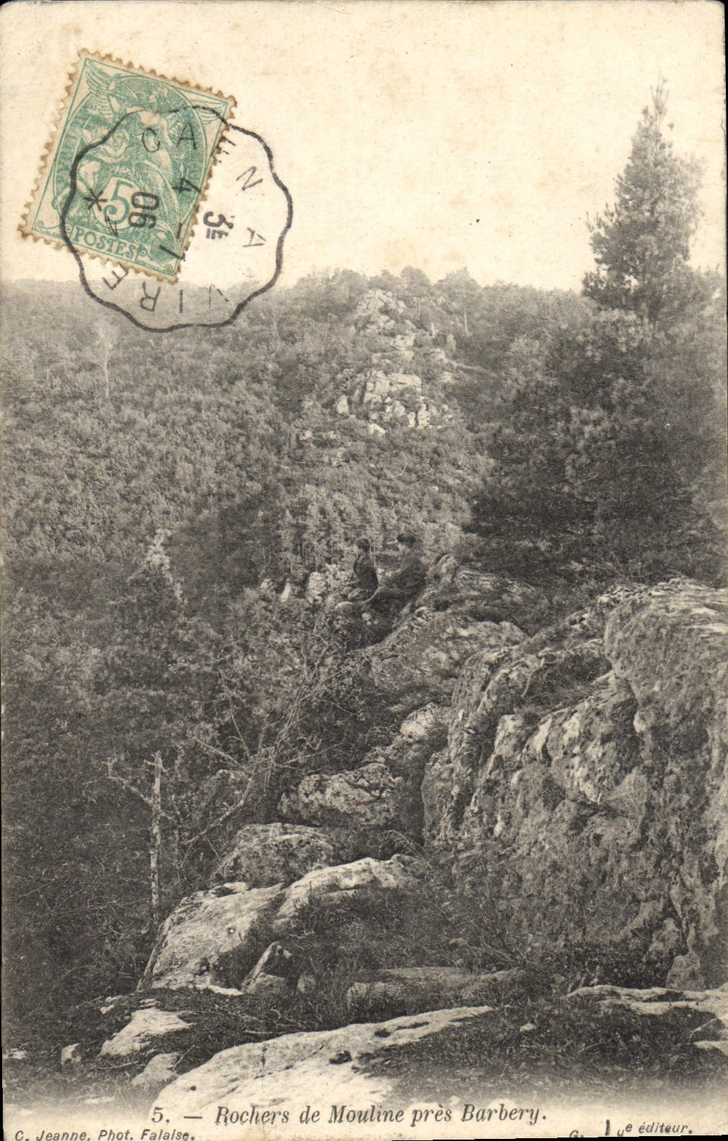 CPA Rochers de Mouline pres Barbey 