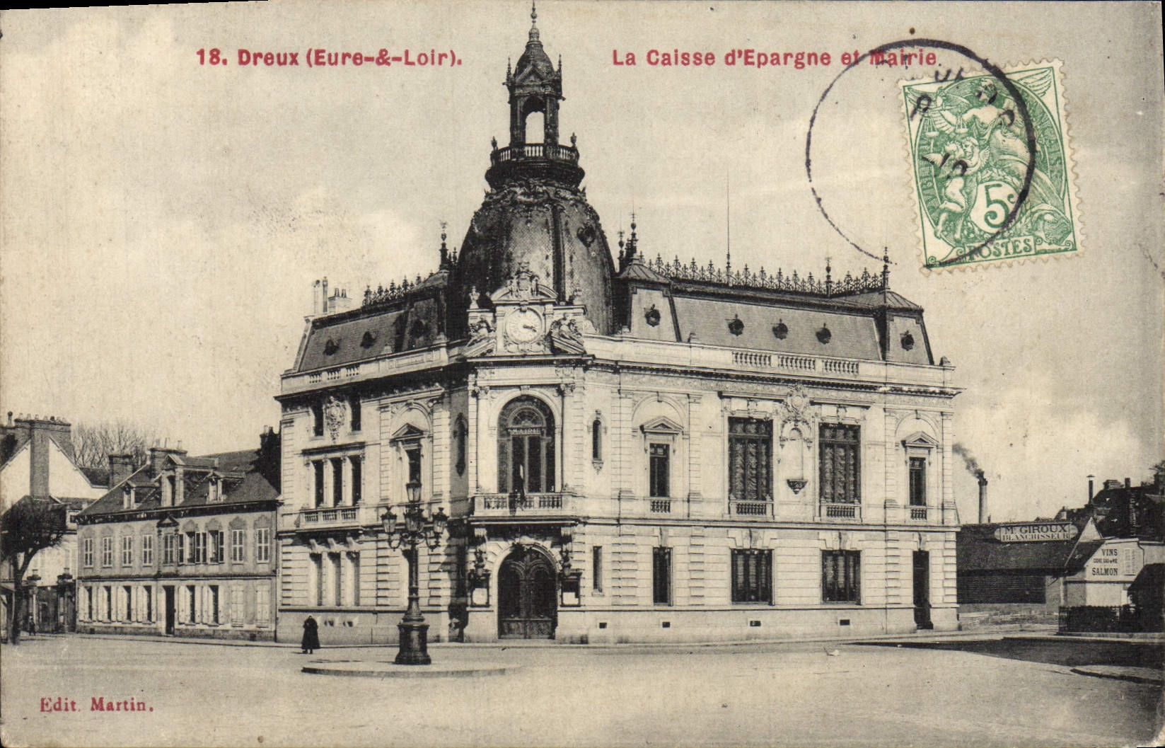 CPA Dreux La Calsasse d'Epargne et Maire 