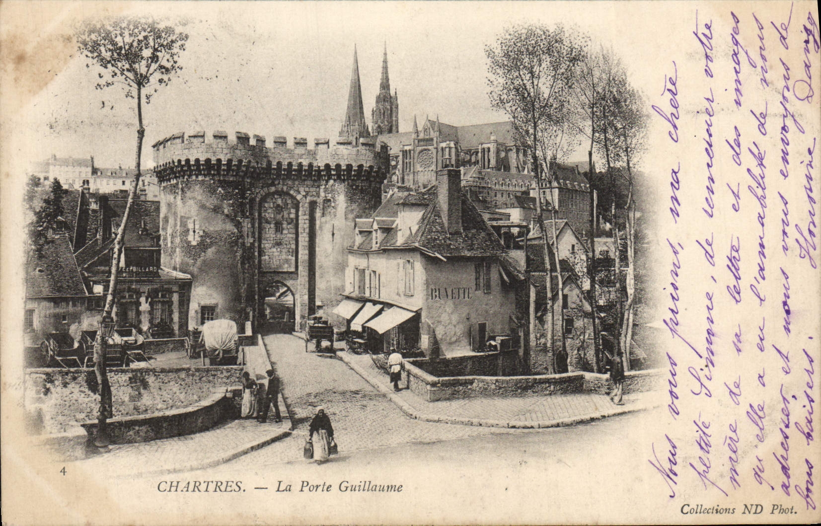 CPA Chartres La Porte Guillaume 