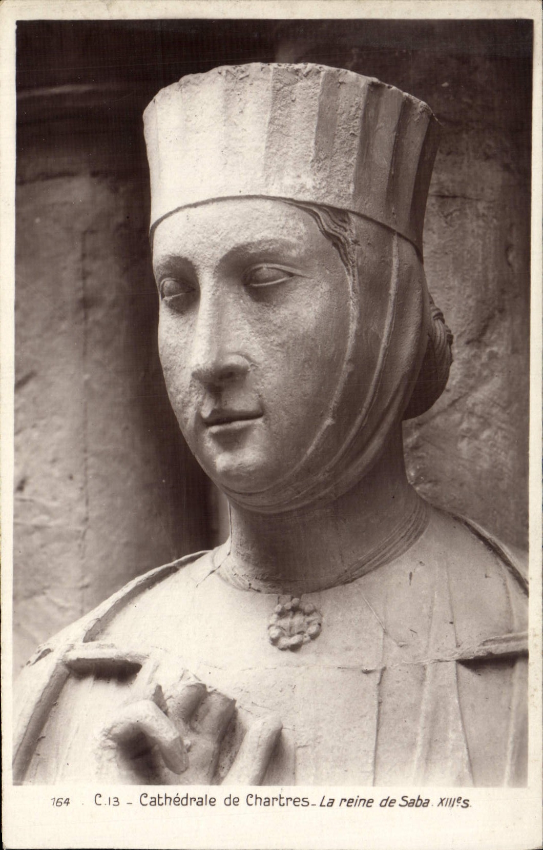 CPA Cathedrale de Chartres La reine de Saba Xlll es 