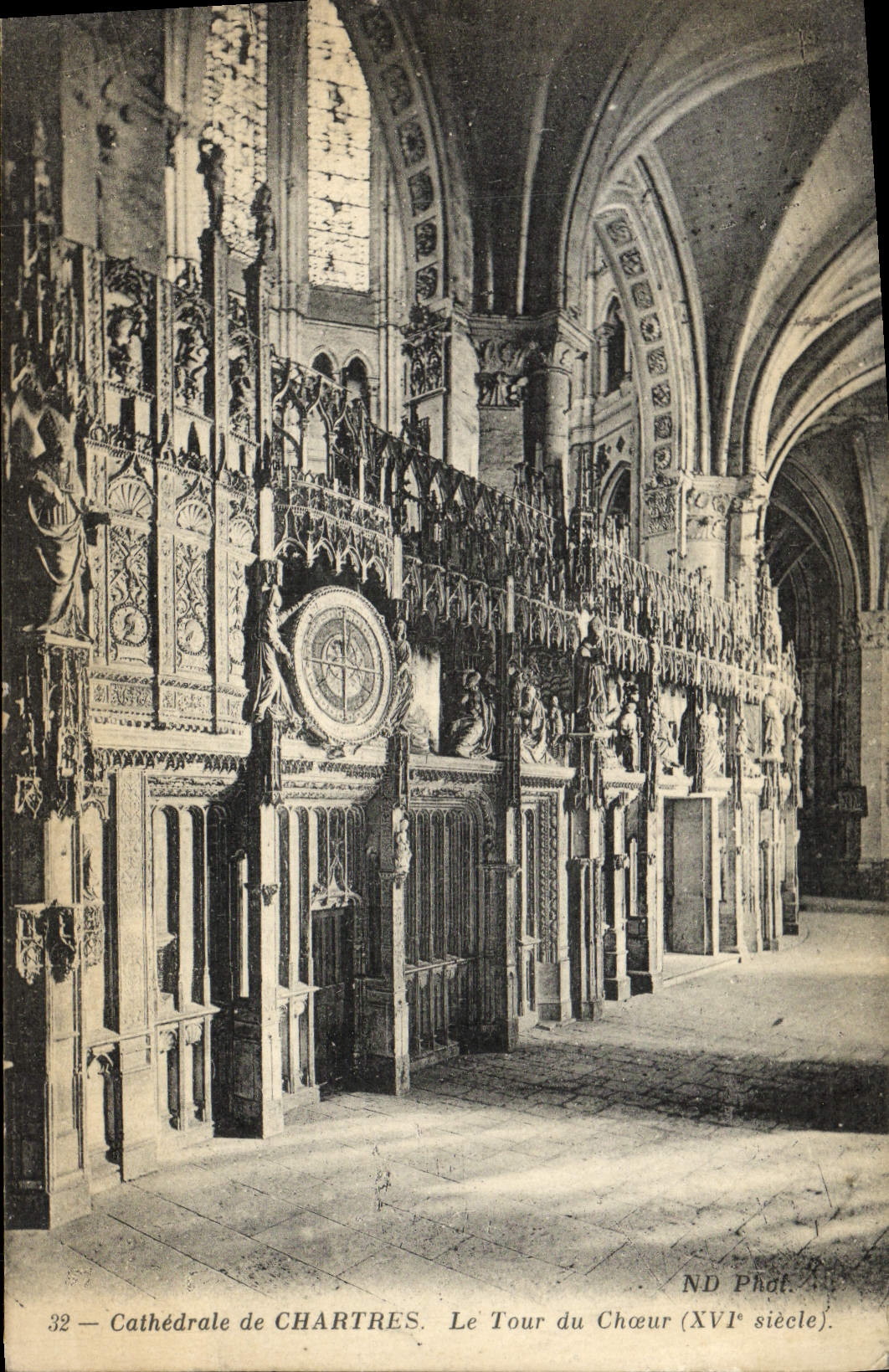 CPA Cathedrale de Chartres Le Tour du Choeur 