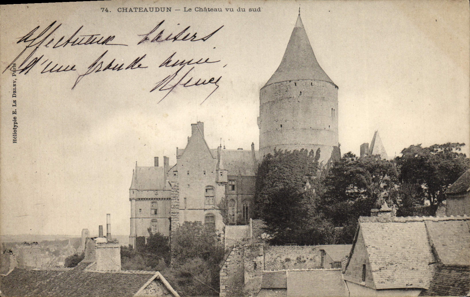 CPA Chateaudun Le Chateau vu du sud 