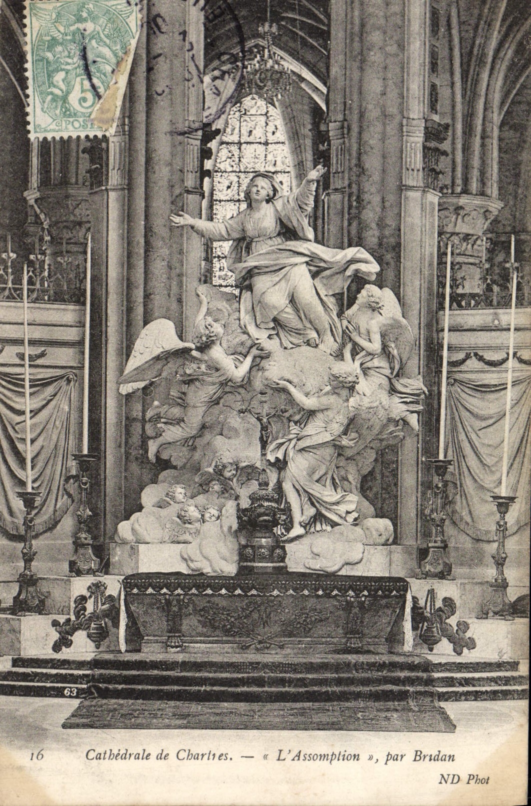CPA Cathedrale de Chartres L'Assomption par Bridan 