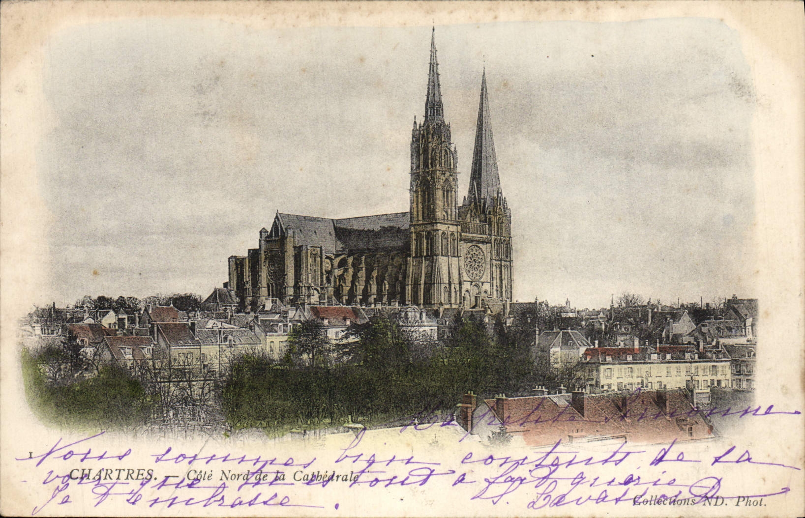 La POSTAL Chartres de la VENDIMIA dimensiona la catedral norteña