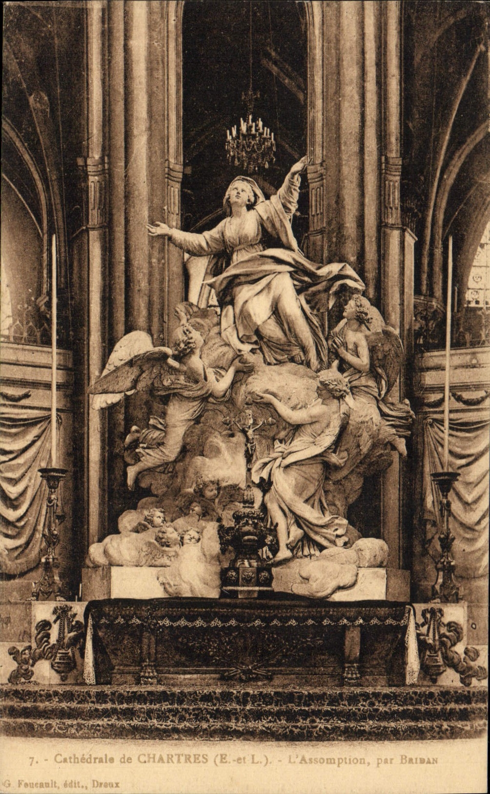 CPA Cathedrale de Chartres L'Assomption par Bridan