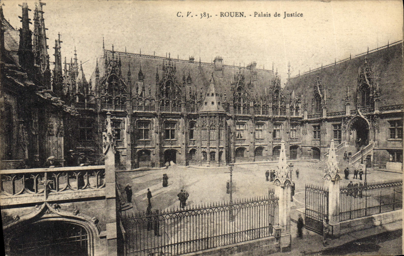 CPA Rouen Palais de Justice 