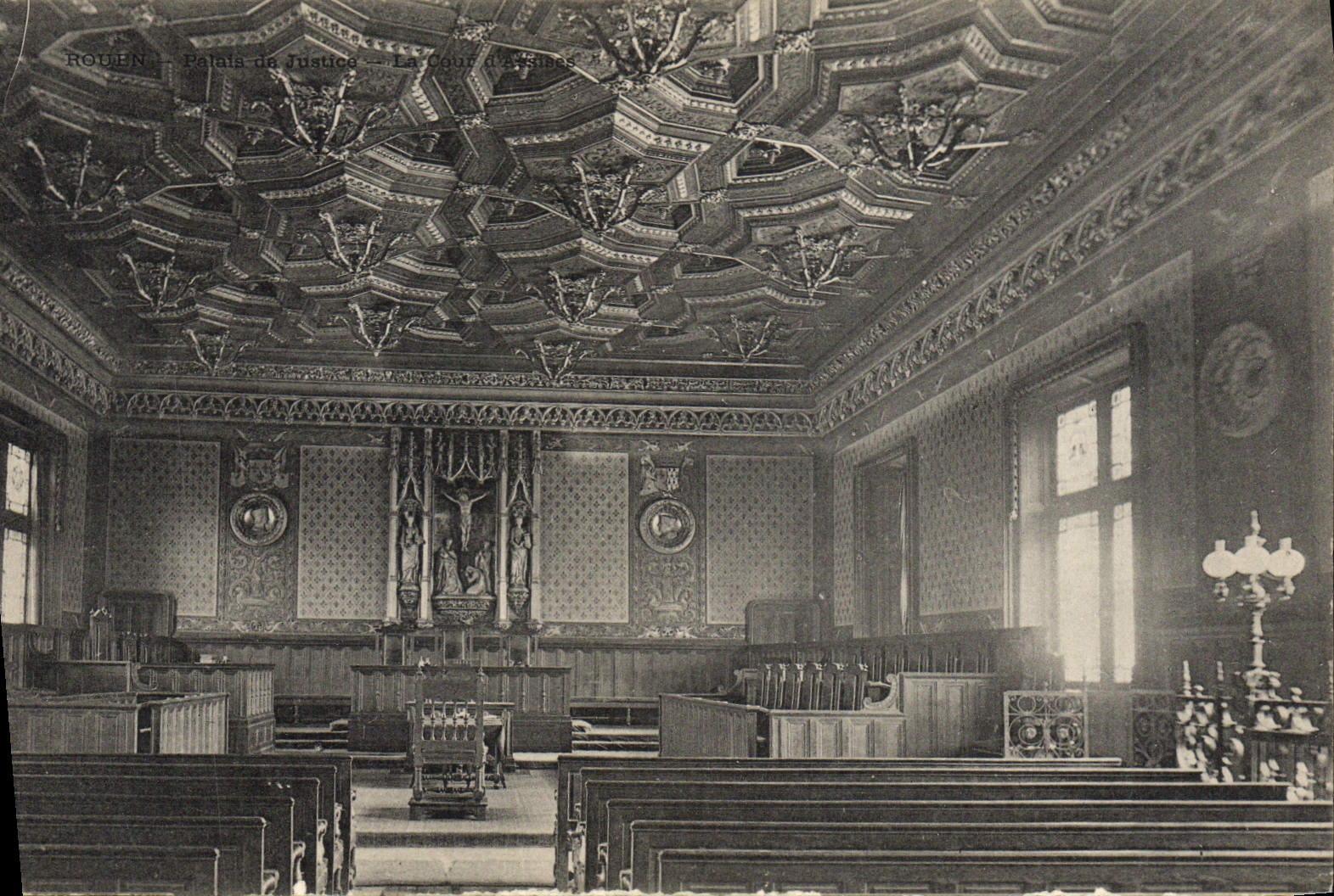 Corte de cortes de ley de Ruán de la POSTAL de la VENDIMIA de tasas