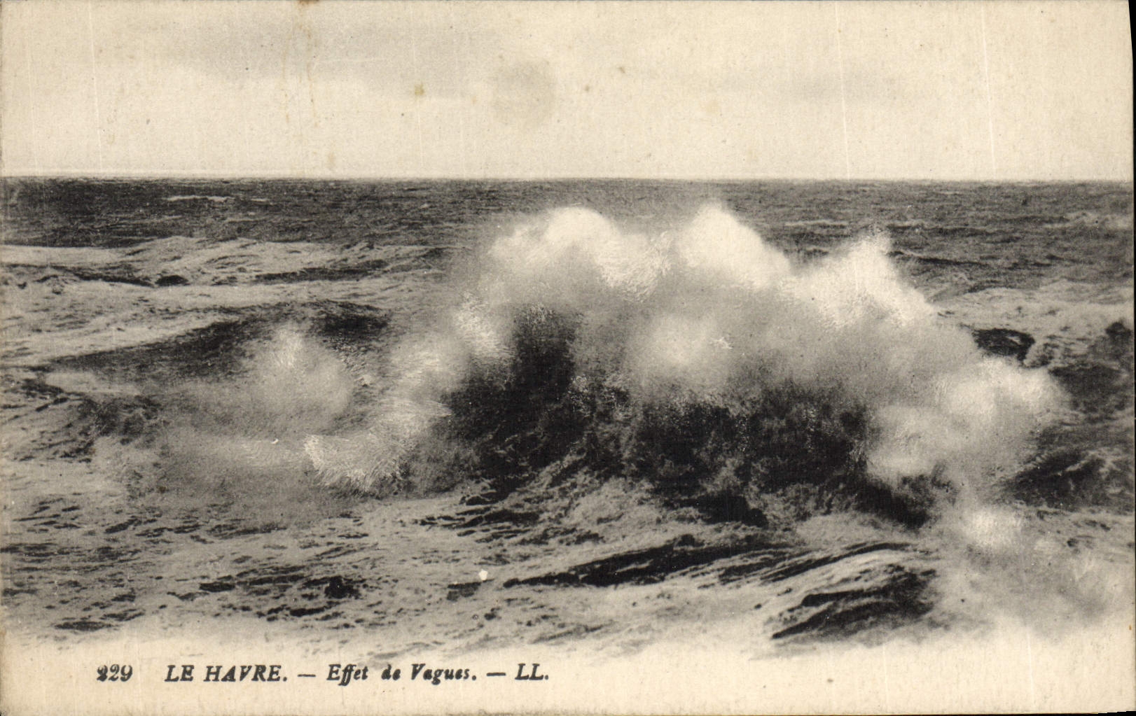 CPA Le Havre Effet de Vagues 