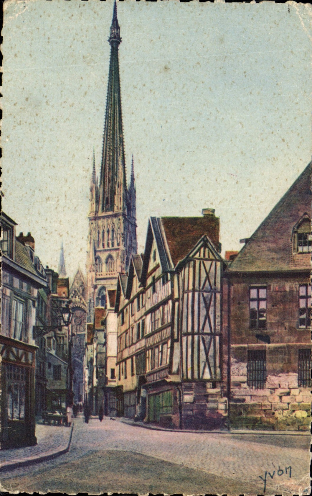 CPA Rouen Vieilles maisons 