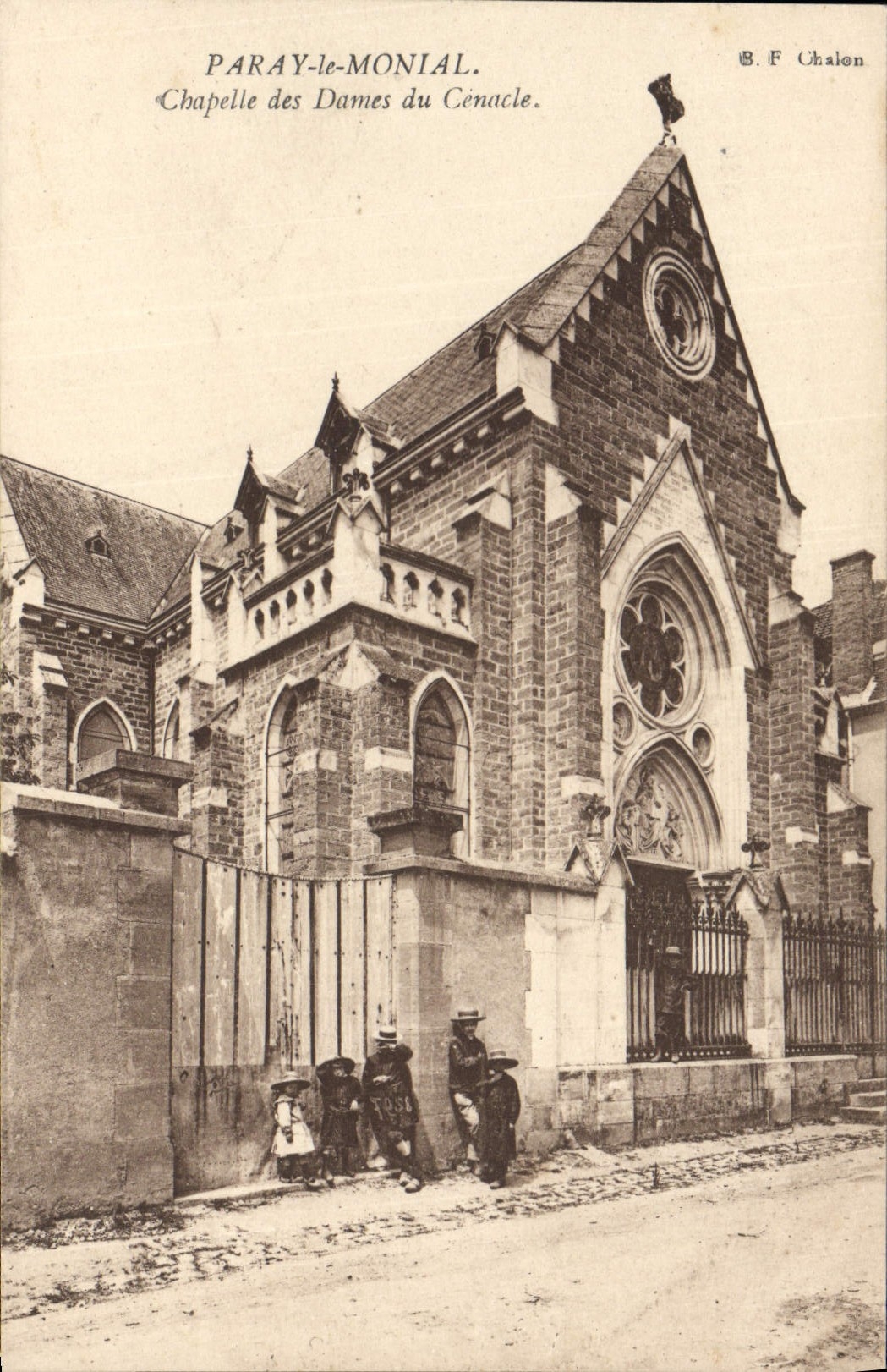 Cámara acorazada de Paray Monial de la POSTAL de la VENDIMIA de las señoras de los niños de la tertulia