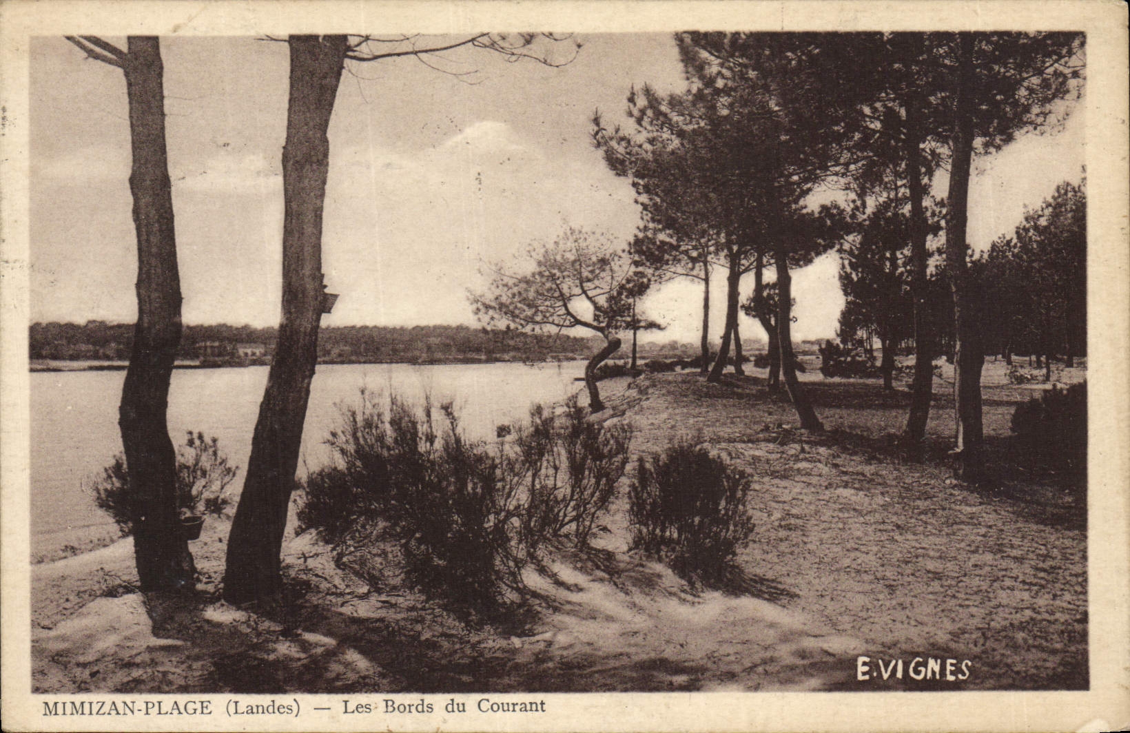 CPA Mimizan Plage Les Bords du Courant