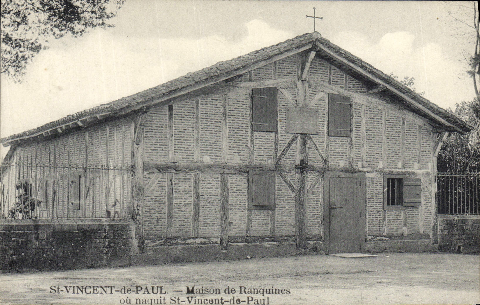CPA St Vincent de Paul Maison de Ranquines ou naquit St Vincent de Paul